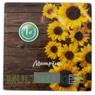 Кухонные весы Матрена MA-033 (подсолнухи)